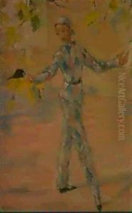 L'arlequin by Maurice Barraud