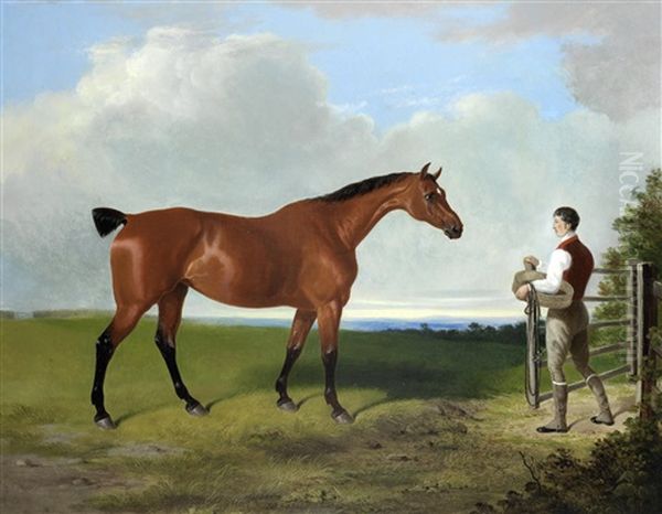 Landscape With Hunter And Groom - view 1