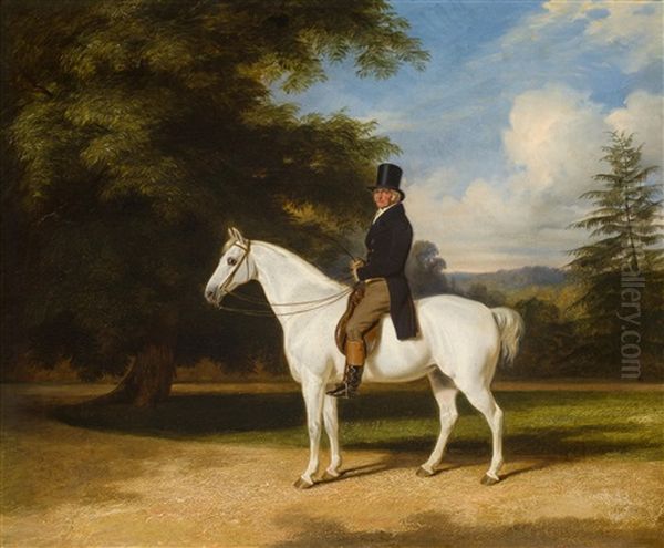 A Country Squire On His Grey Hunter - view 1
