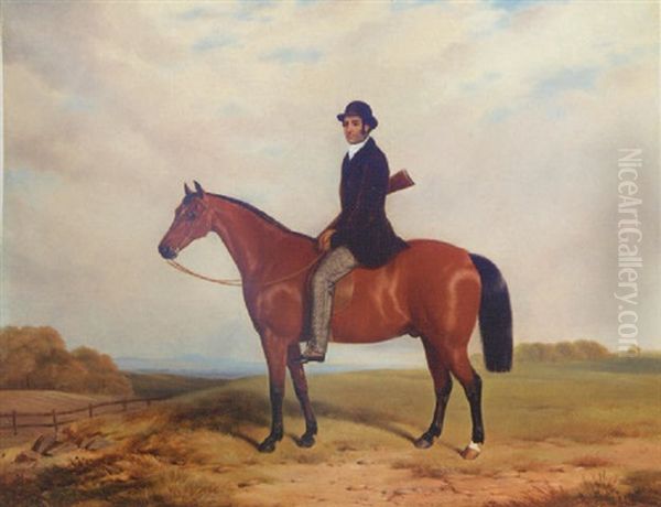 Sir Charles Booth On Horseback - view 1