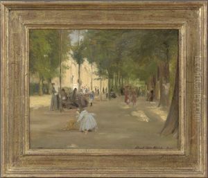 Luxembourg Gardens by Albert Jean Adolphe