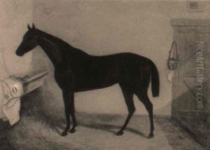 A Stallion In His Stable by William Barraud