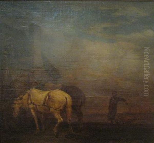 Feeding The Horses - view 1