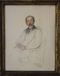 Portrait D'adolphe Crespin by Albert Jean Adolphe