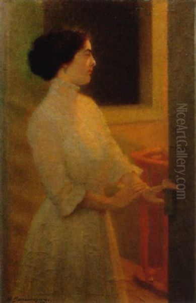 Frau An Der Treppe - view 1