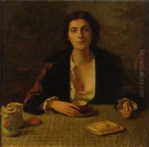 Genesung (die Ehefrau Des Kunstlers) by Herman Barrenscheen