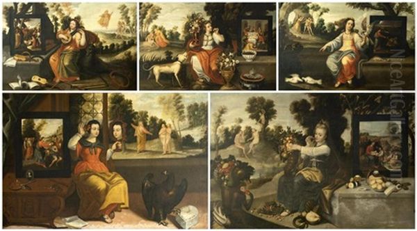 Allegorie Des Cinq Sens (5 Works) - view 1