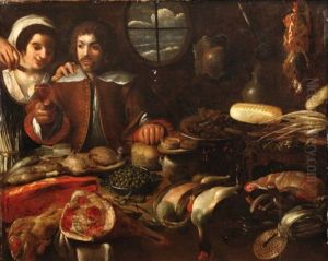 Couple Dans Une Cuisine Couple Dans Une Cuisine