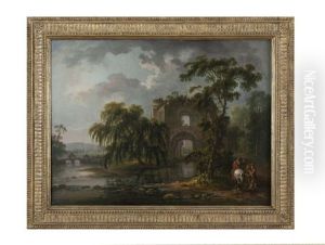 View Of Tintern Abbey, Co. Wexford by George Barret