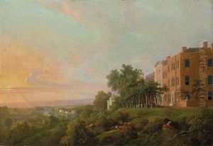 A View Of The Thames From The Queen's Terrace, Richmond Hill, London A View Of The Thames From The Queen's Terrace, Richmond Hill, London