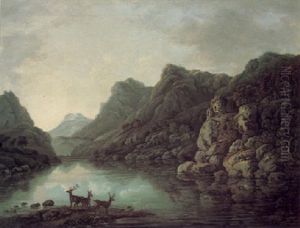 The Earl Of Fife's Deer Forest At Mar by George Barret