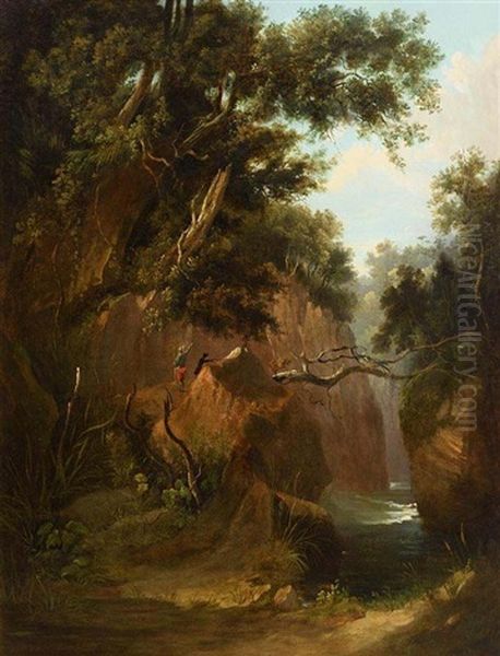 Two Hunters In The Dargle Valley - view 1