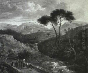Italian Landscape, The City Towers, San Gimignano