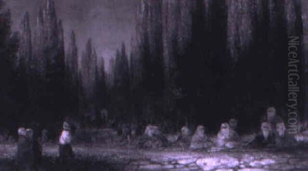 Women At The Cemetery - view 1