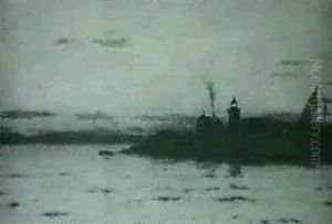 Indian Island, Rockport, Maine (schenectady Museum, Nr. 16) by William Sterna Barrett