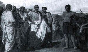 Cincinnatus Recevant Les Deputes Du Senat