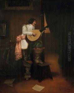 Musicien by Gustave Barrier