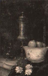 Nature Morte Aux Citrons by Gustave Barrier