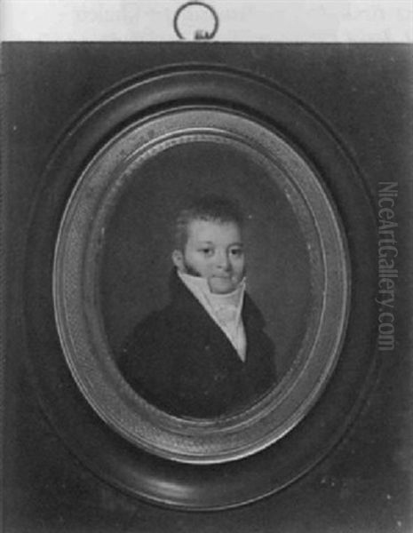 A Gentleman In Grey Coat With Gold Buttons, White Waistcoat Shirt And Tied Stock - view 1