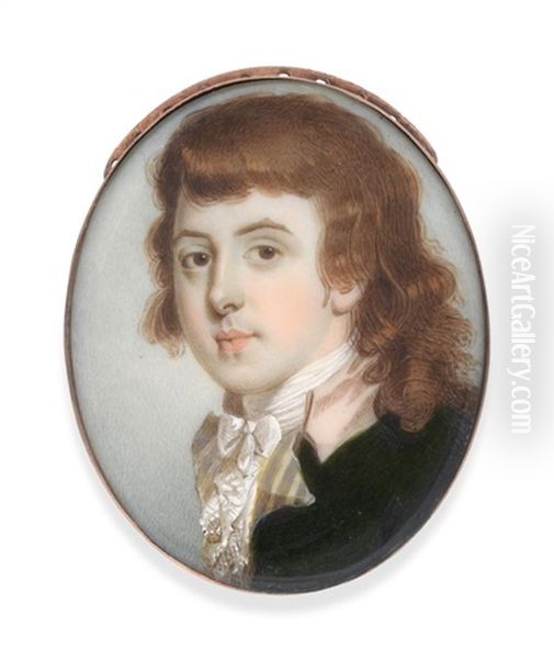 Miniature Portrait Of A Young Gentleman - view 1