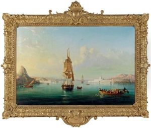 Soleil Levant A Assouan by Francois (Pierre Bernard) Barry