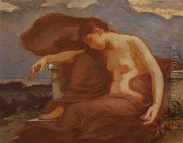 Autumn Beauty, Preliminary Study, 1924 - view 1