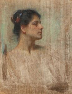 Profile Of A Lady In White by George Randolph Barse Jr.