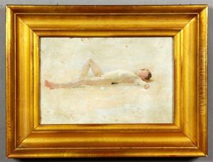Lounging Nude by George Randolph Barse Jr.