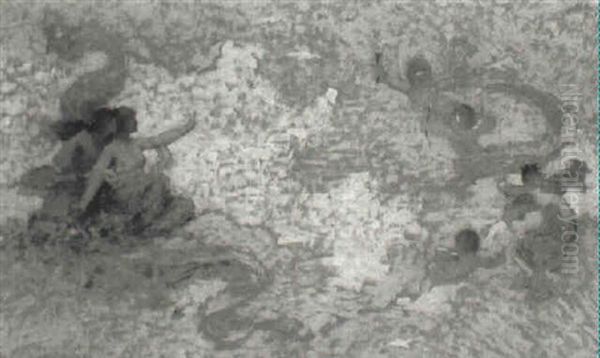 Study For A Ceiling Mural - view 1