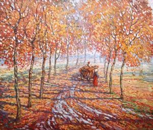 Cesta Podzimni Aleji by Josef Barta