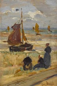 Am Ostseestrand by Hans Von Bartels