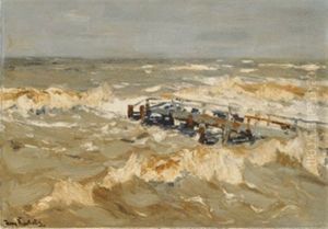 Sturmische See by Hans Von Bartels