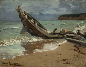 Wrack Am Strand