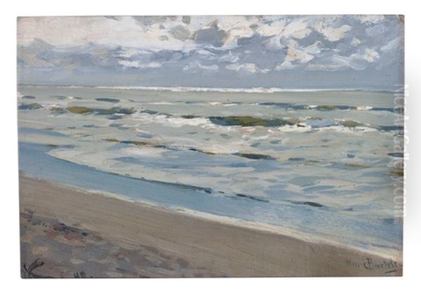 Marine. Blick Vom Strand Auf Das Meer - view 1
