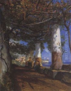 An Der Italienischen Kuste by Hans Von Bartels