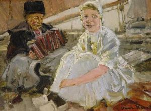 Die Musestunde by Hans Von Bartels