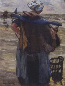 Muschelsucherin by Hans Von Bartels