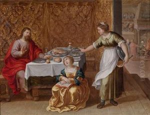 Jesus Imhause Von Martha Und Maria