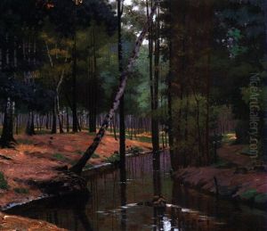Waldbach Im Fruhling by Karl Bartels
