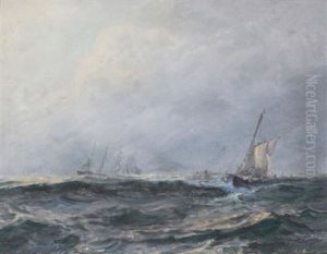 Fullrigger Og Redningsskoyte by Carl Wilhelm Boeckman Barth