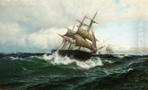 Seilskute by Carl Wilhelm Boeckman Barth
