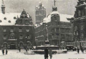 Darmstadt Im Winter by Ferdinand Barth