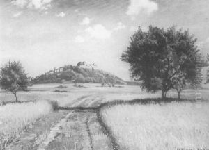 Hessische Landschaft by Ferdinand Barth