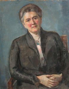 Portrait Von Lisa Wenger by Paul Basilius Barth