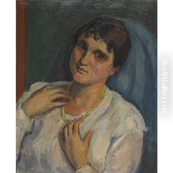 Bildnis Einer Frau Mit Halskette - view 1