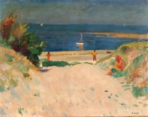 In Den Dunen Am Strand by Paul Basilius Barth