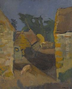 Bauernhof In Der Bretagne by Paul Basilius Barth