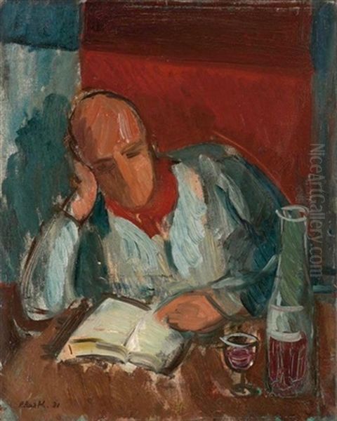Der Lesende - view 1