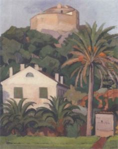 Die Zitadelle Von Porquerolles, Provence by Paul Basilius Barth