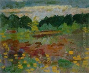 Landschaft In Sudfrankreich by Paul Basilius Barth